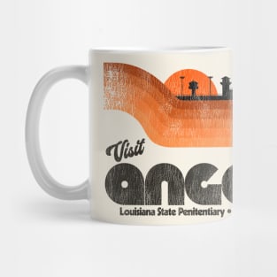 Visit Angola Prison Retro Tourist Souvenir Mug